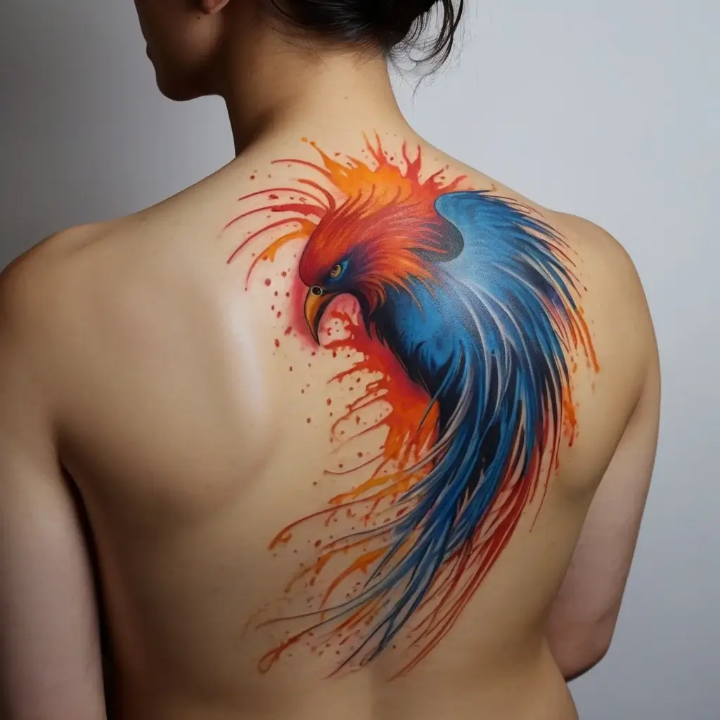 Phoenix bird tattoo (86)