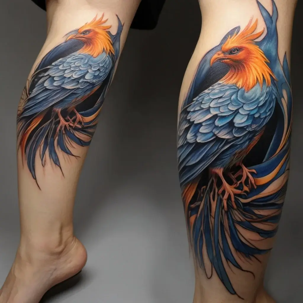 Phoenix bird tattoo (91)