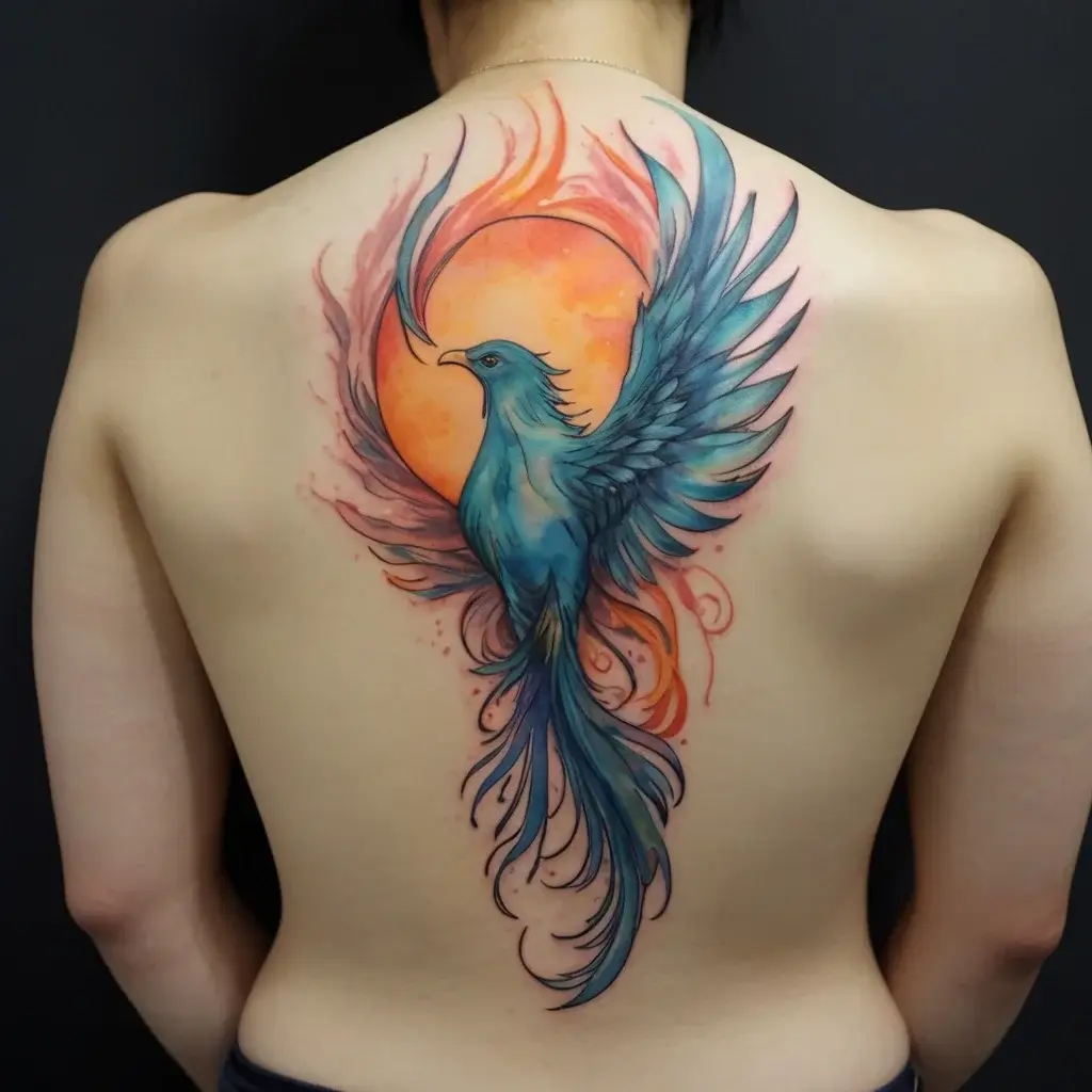 Phoenix bird tattoo (95)