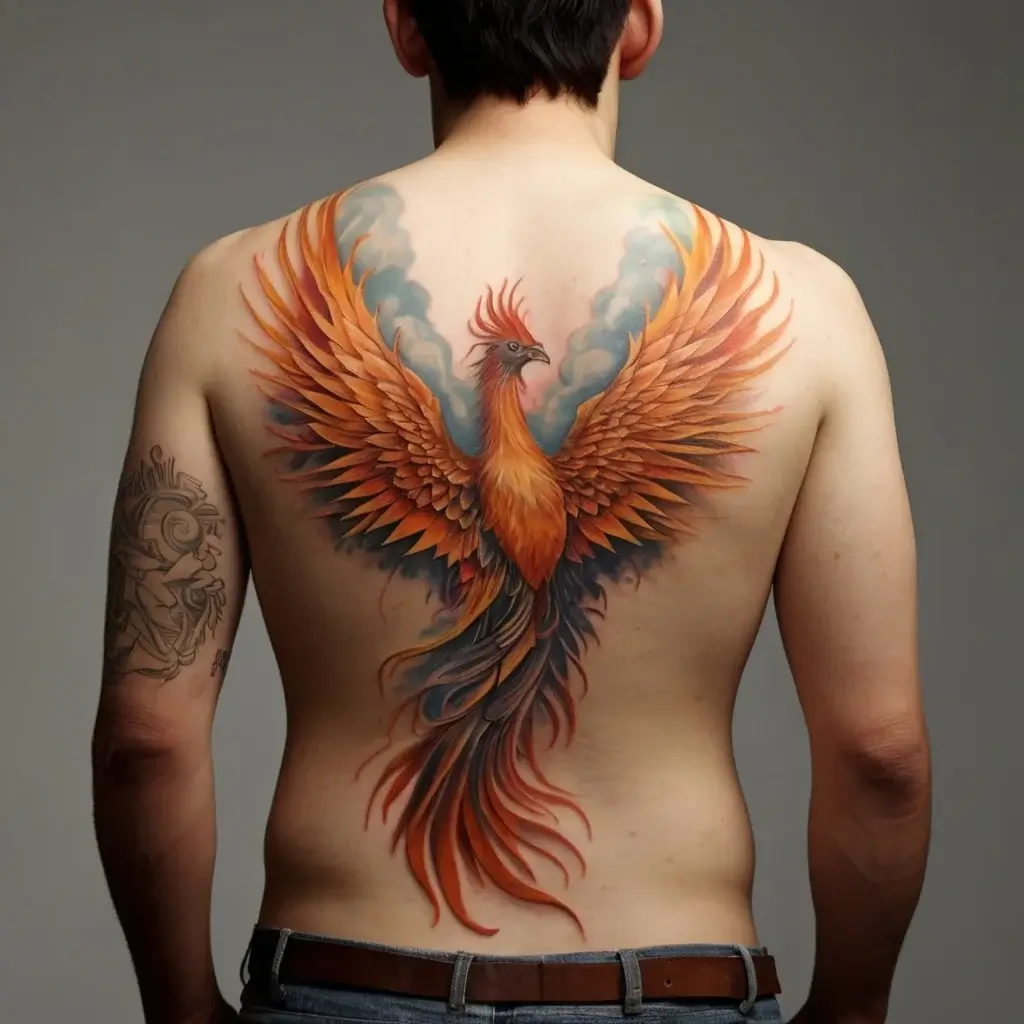 Phoenix bird tattoo (99)