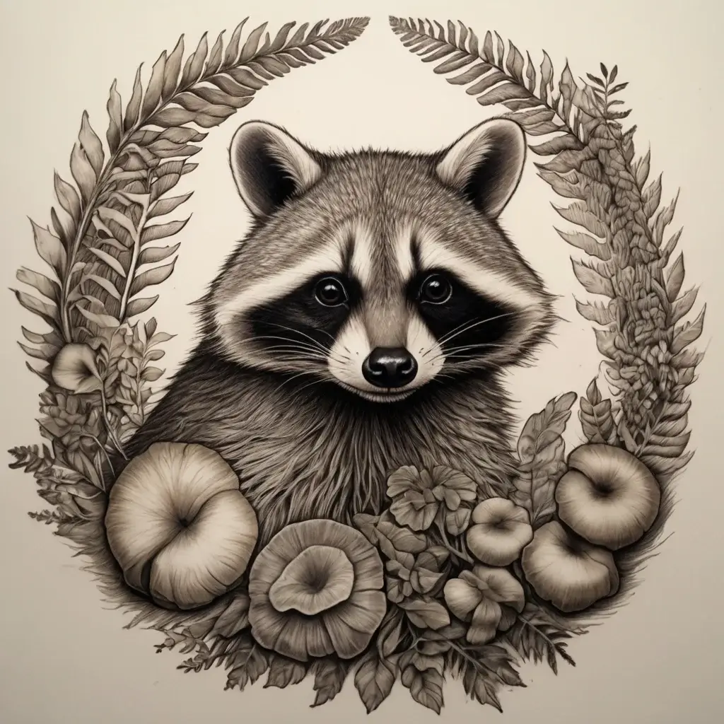 Raccoon tattoo (1)