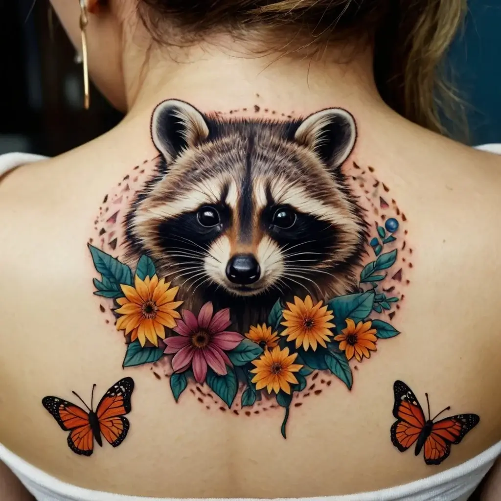 Raccoon tattoo (101)