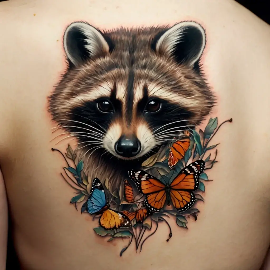 Raccoon tattoo (102)