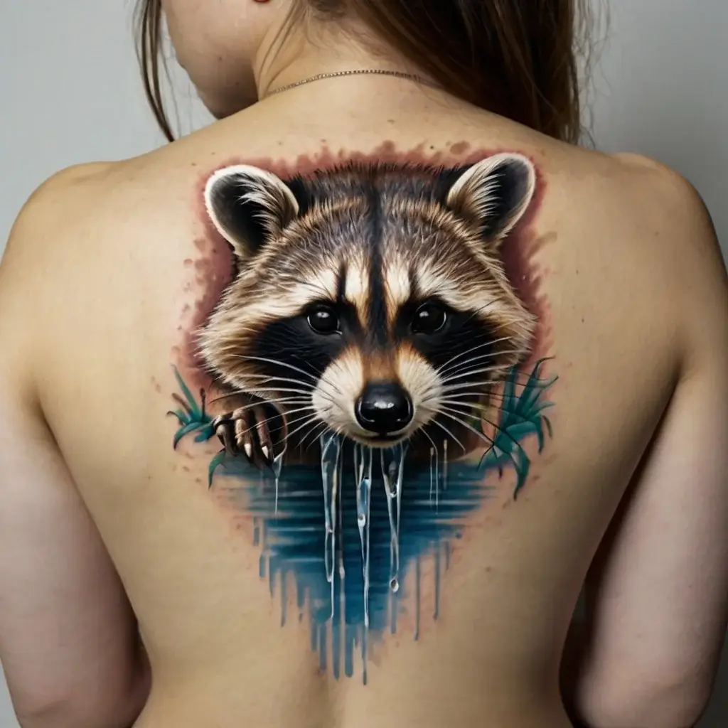 Raccoon tattoo (104)