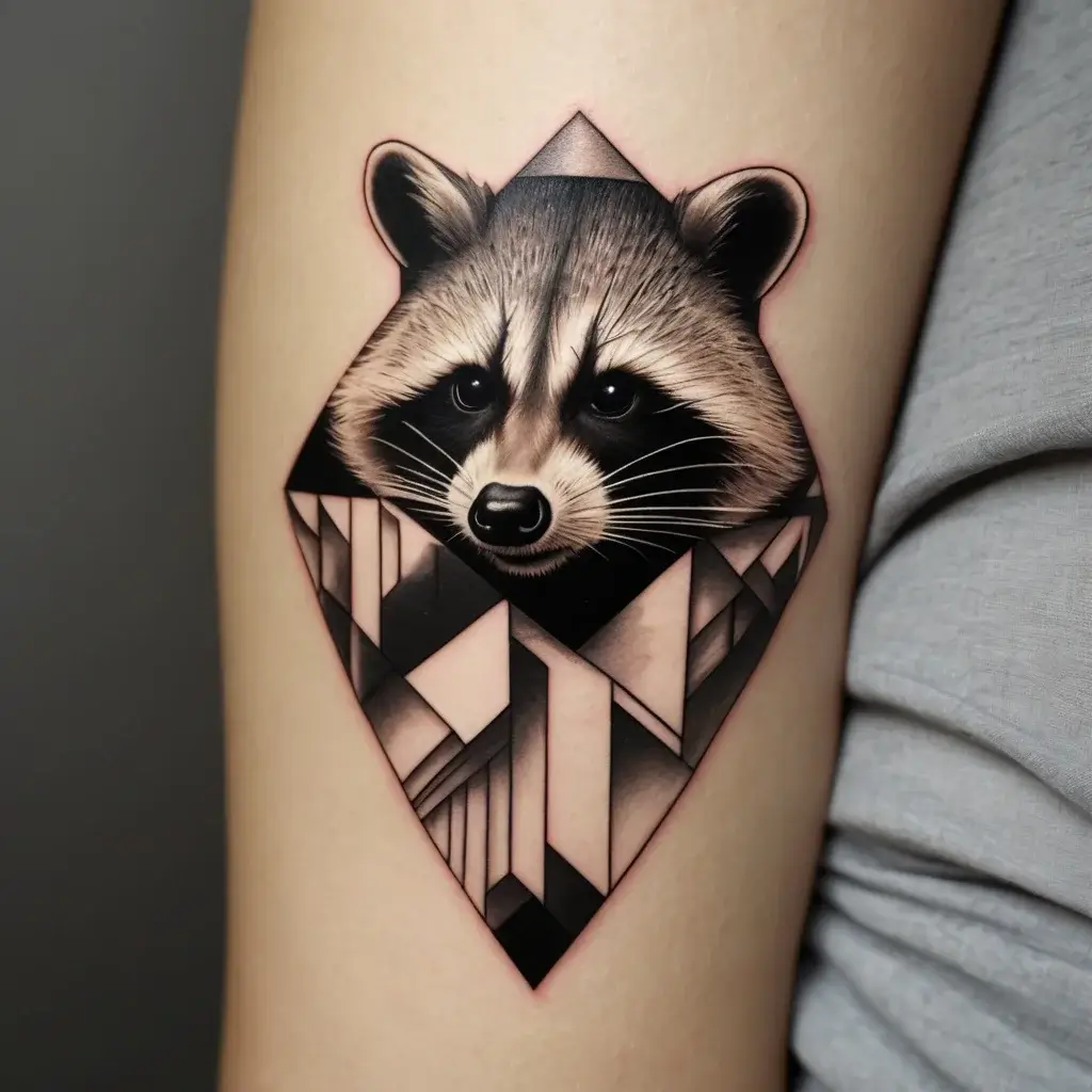 Raccoon tattoo (118)