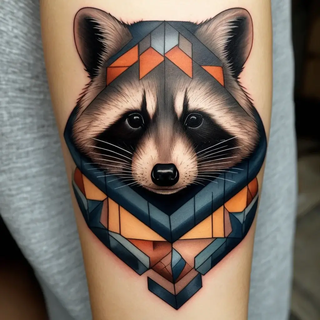 Raccoon tattoo (119)