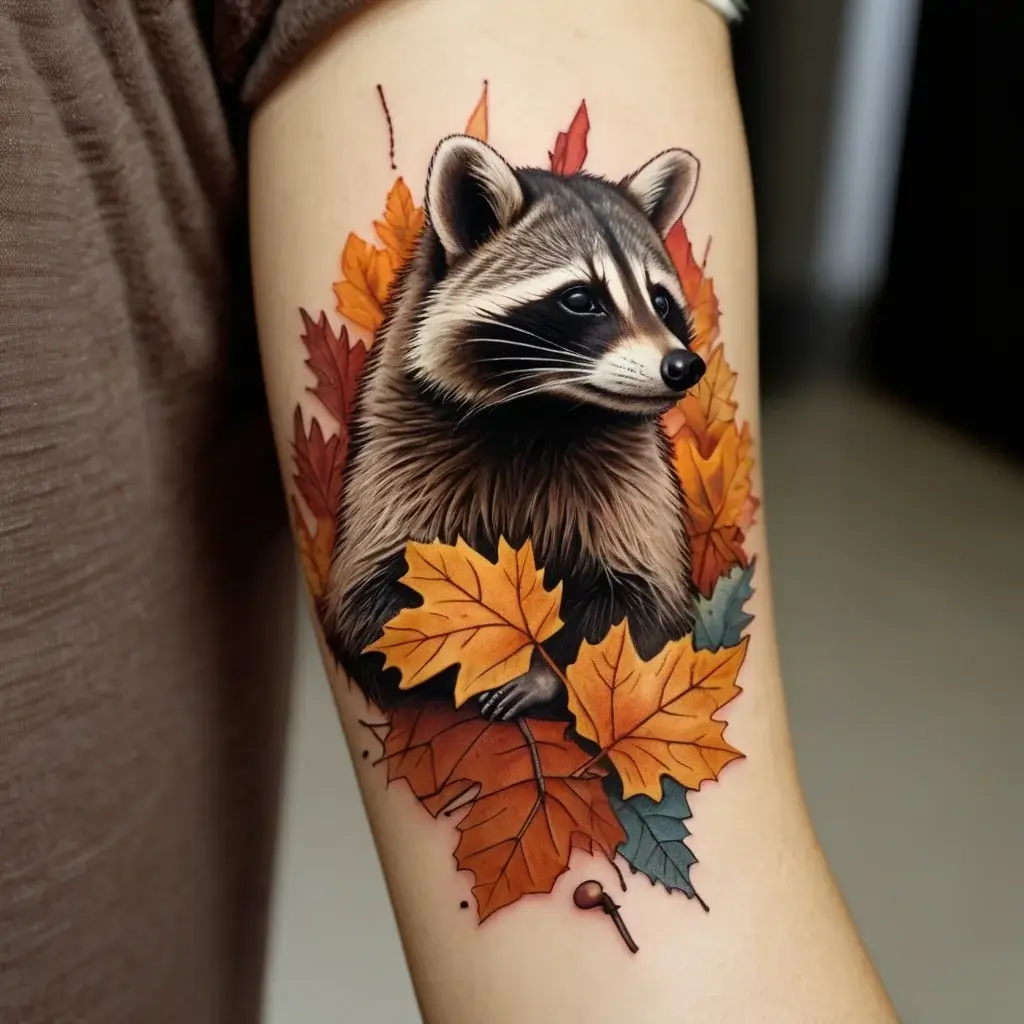 Raccoon tattoo (12)