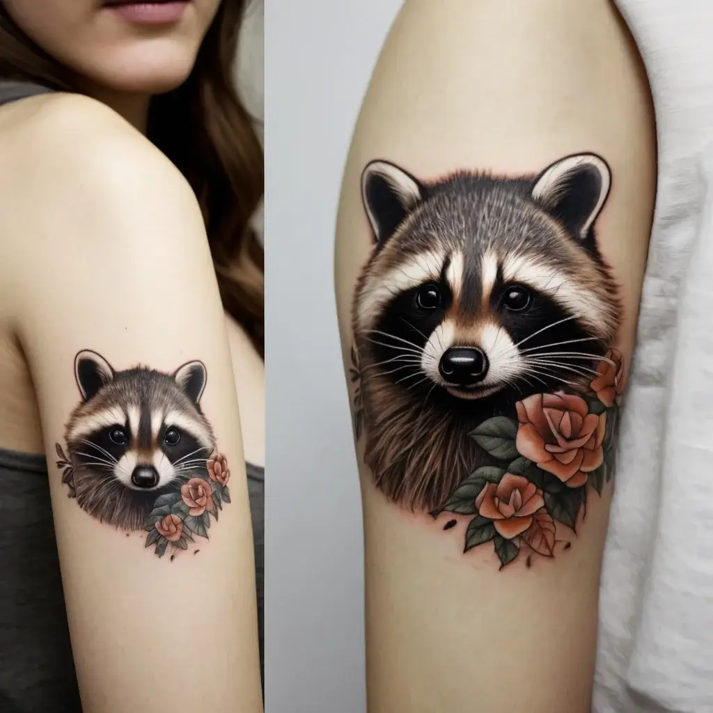 Raccoon tattoo (124)