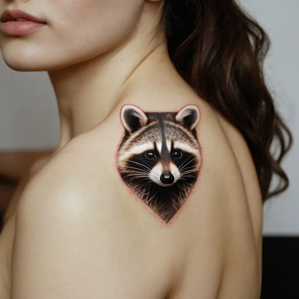 Raccoon tattoo (125)