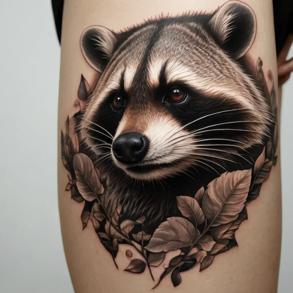 Raccoon tattoo (131)