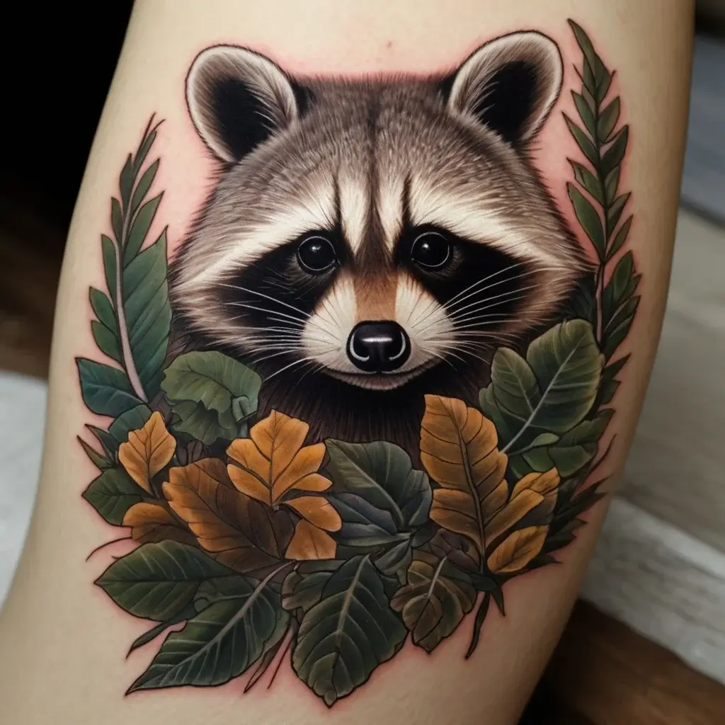 Raccoon tattoo (134)