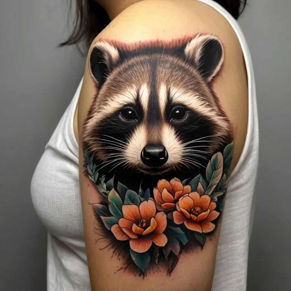 Raccoon tattoo (137)