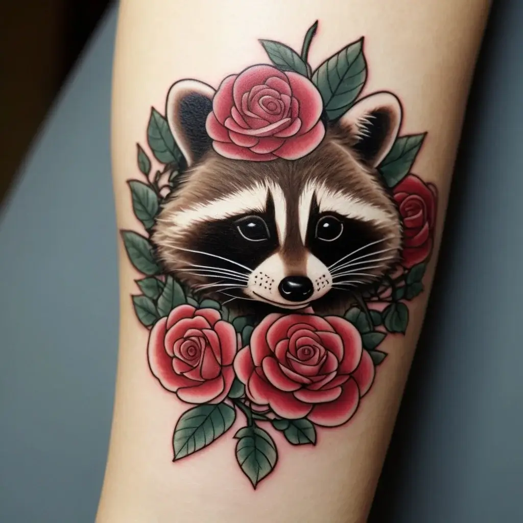 Raccoon tattoo (14)