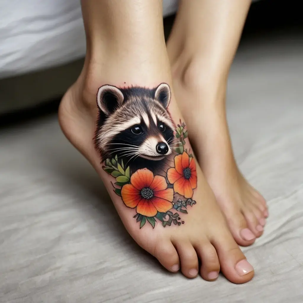 Raccoon tattoo (15)