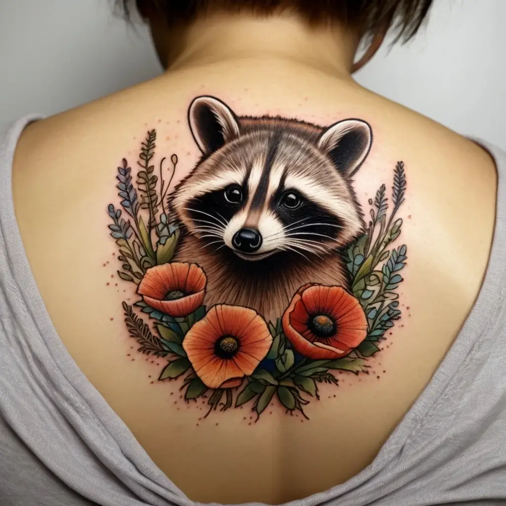 Raccoon tattoo (17)