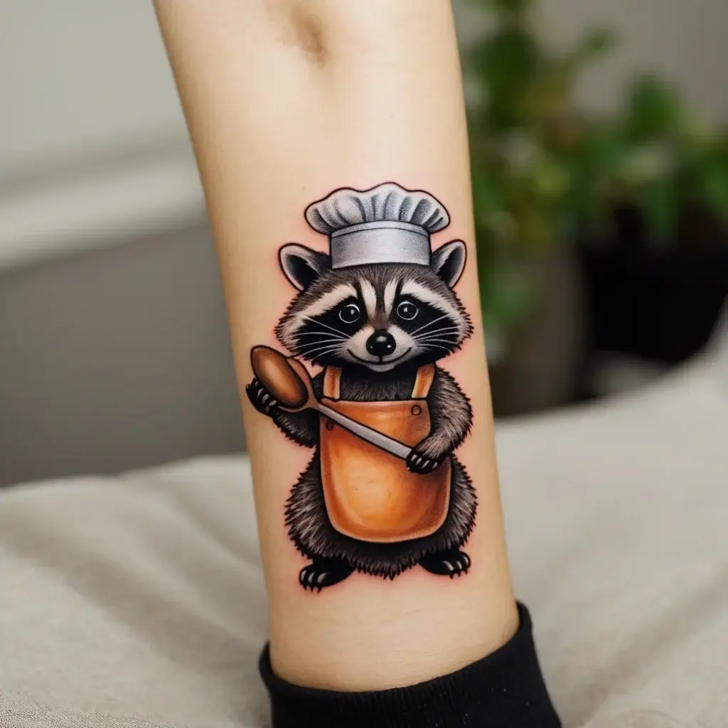 Raccoon tattoo (22)