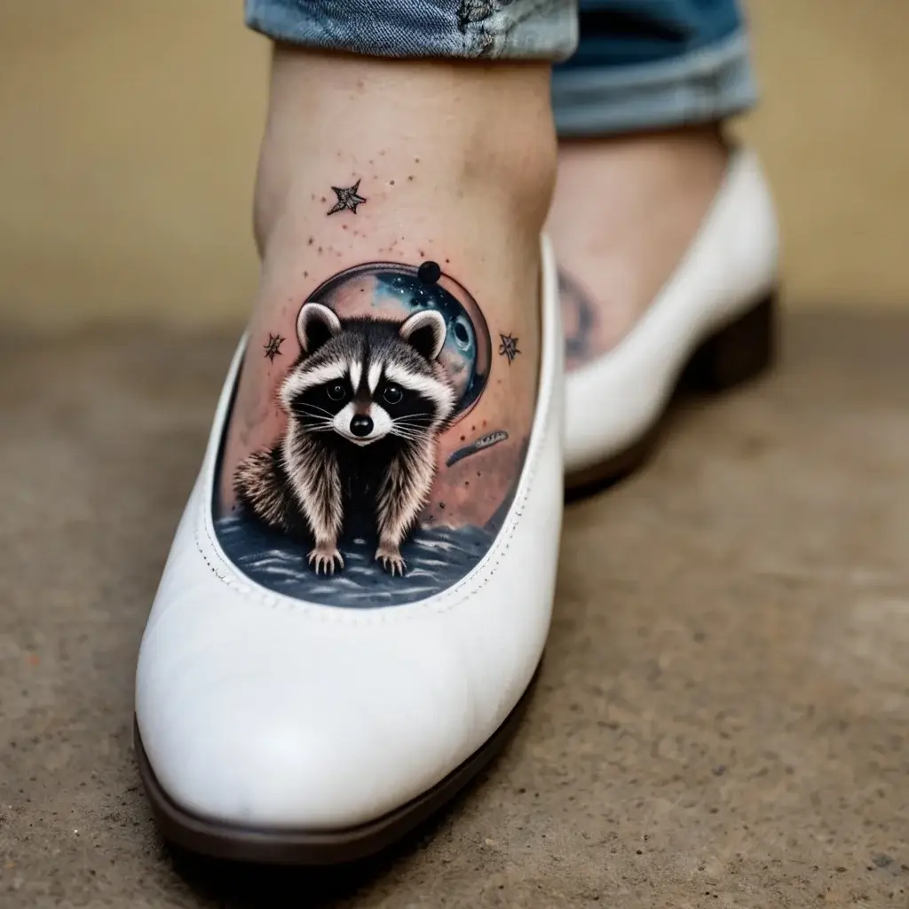 Raccoon tattoo (24)