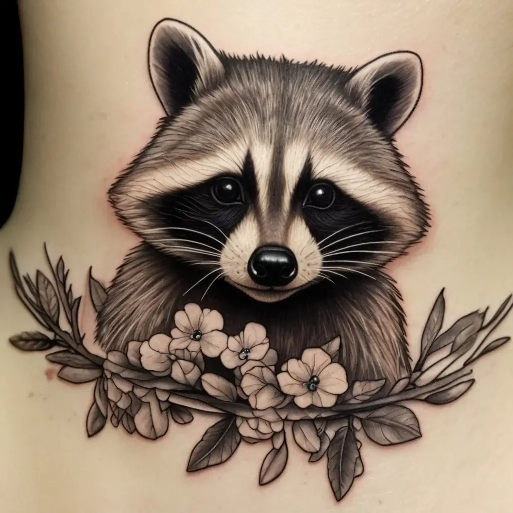 Raccoon tattoo (26)