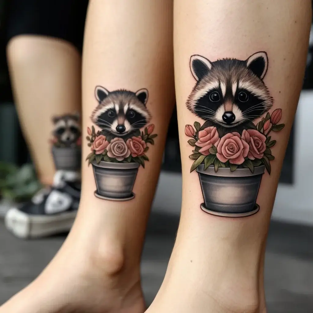 Raccoon tattoo (30)