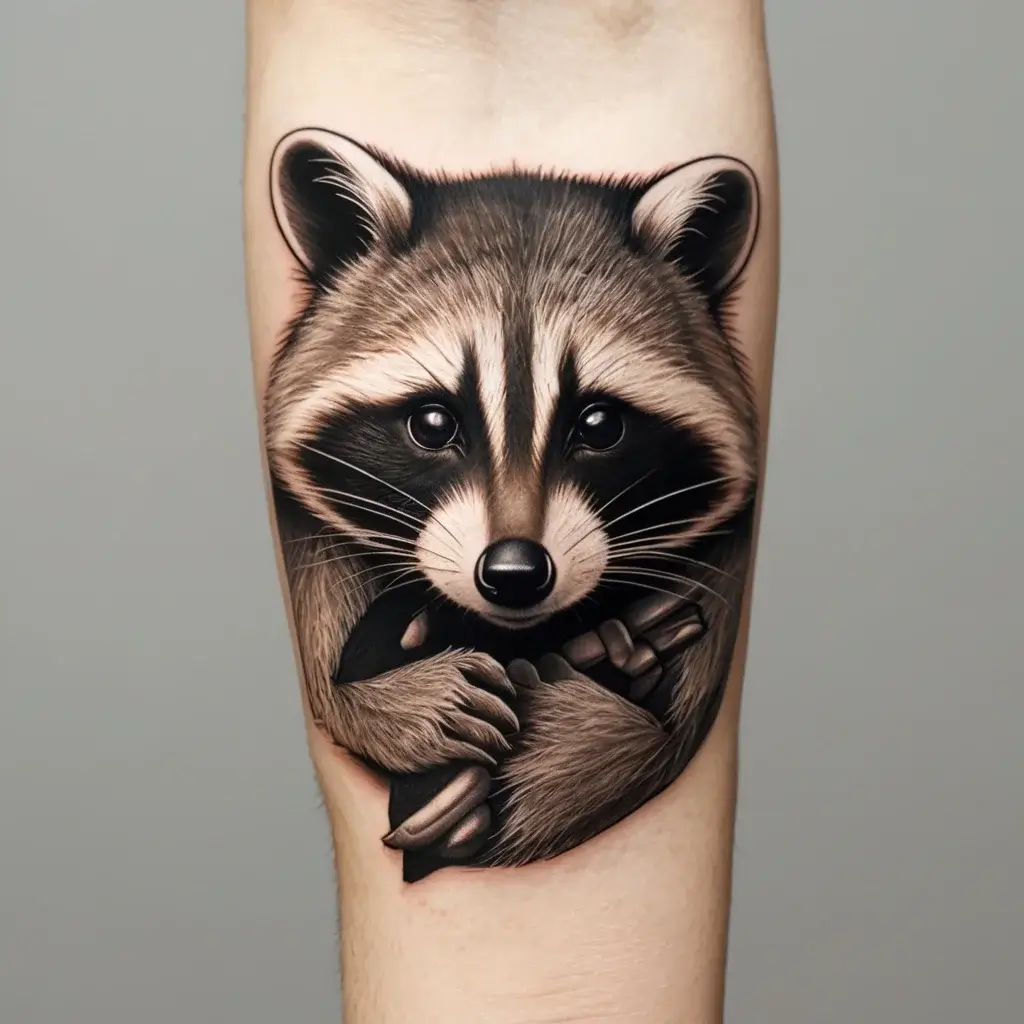 Raccoon tattoo (35)