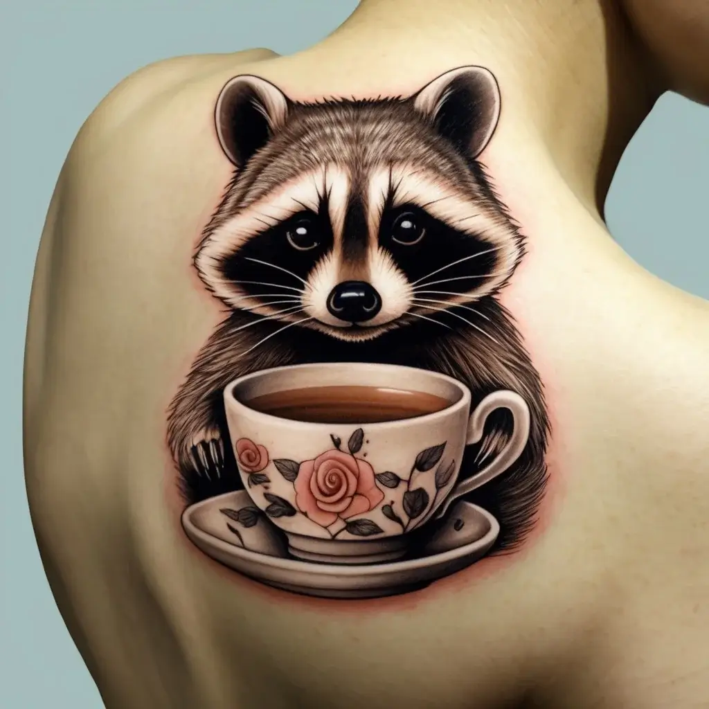 Raccoon tattoo (36)