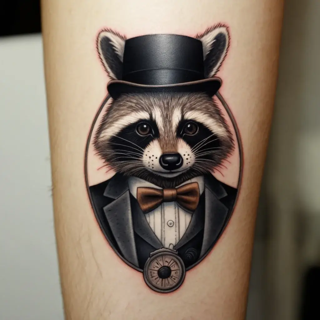 Raccoon tattoo (40)