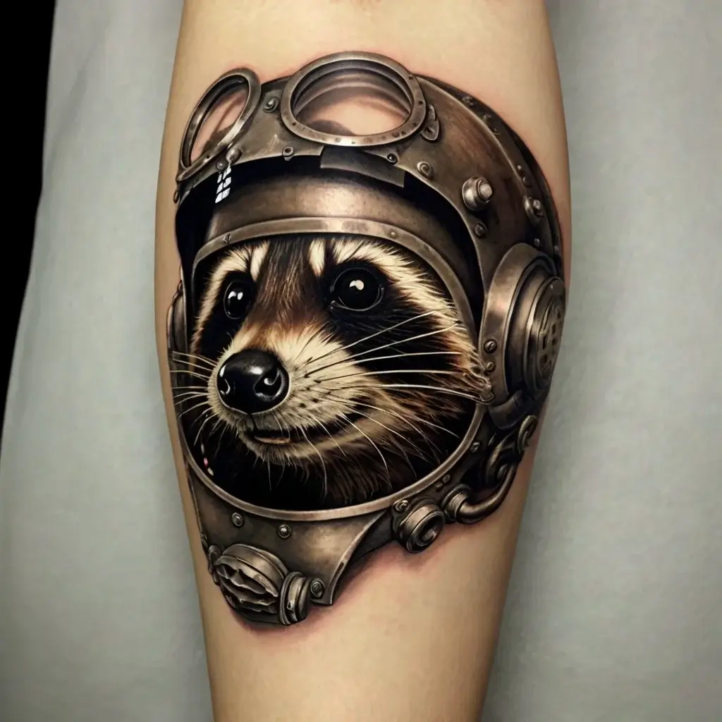 Raccoon tattoo (45)