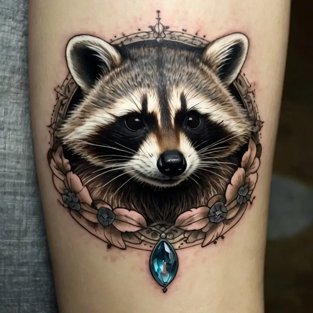 Raccoon tattoo (51)