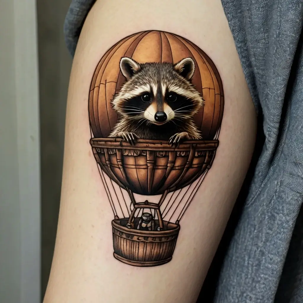 Raccoon tattoo (59)