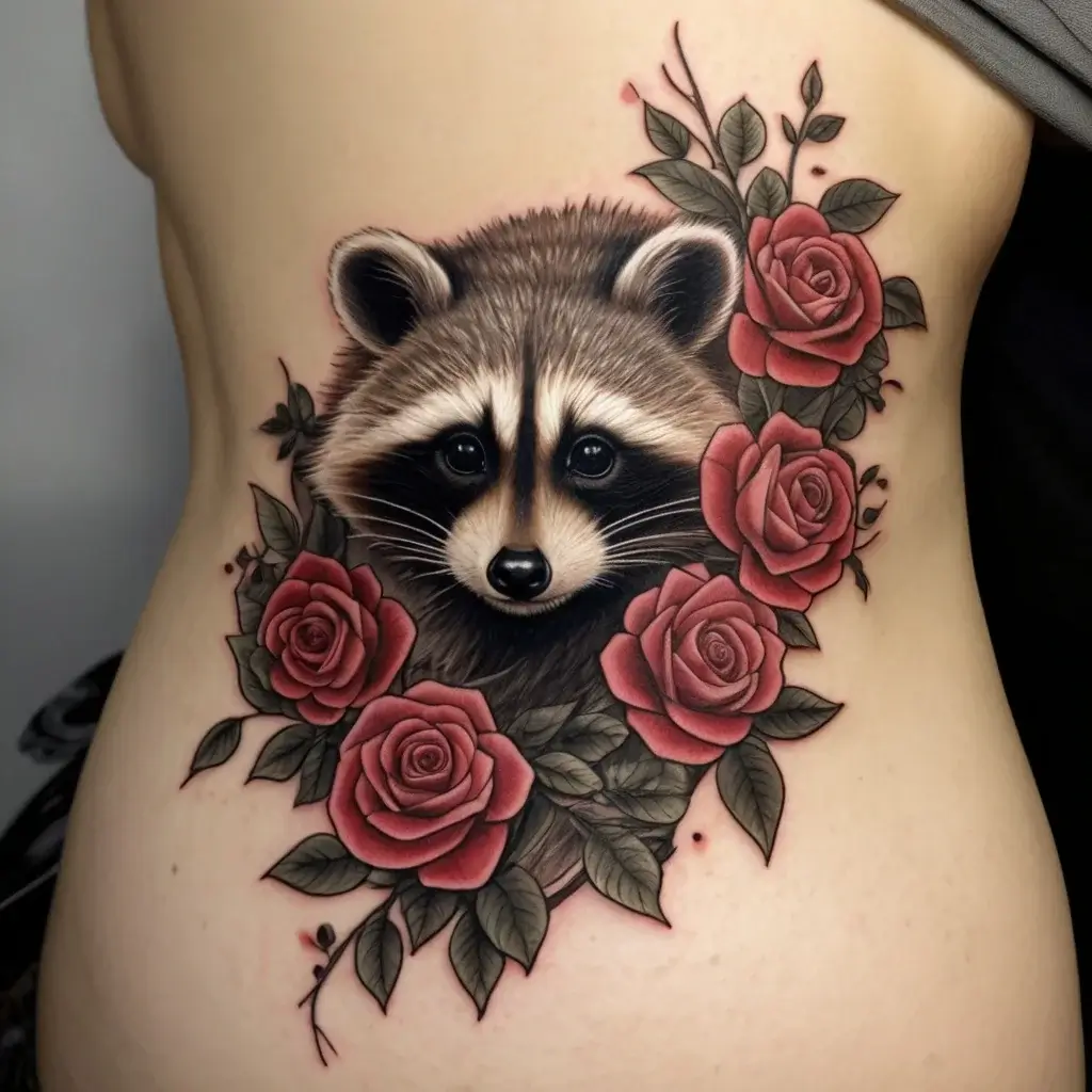 Raccoon tattoo (6)