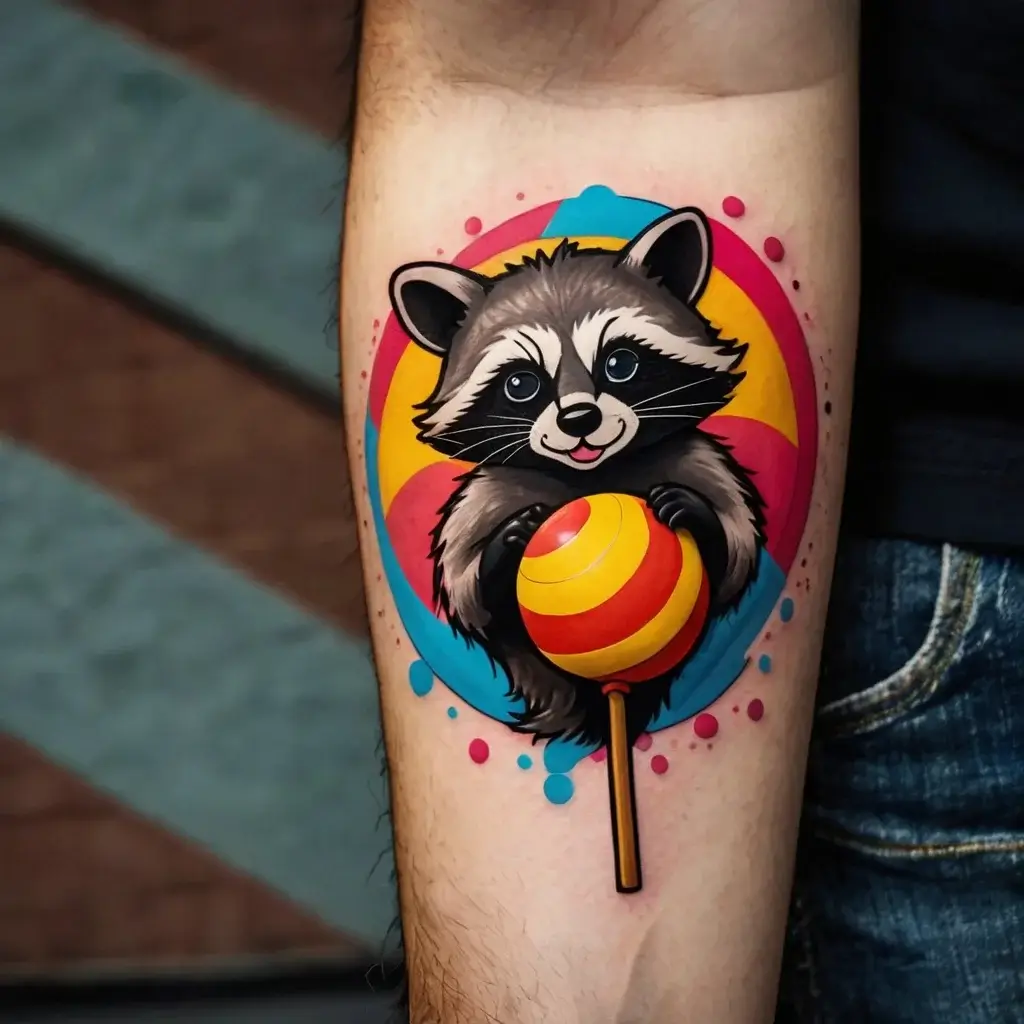 Raccoon tattoo (60)