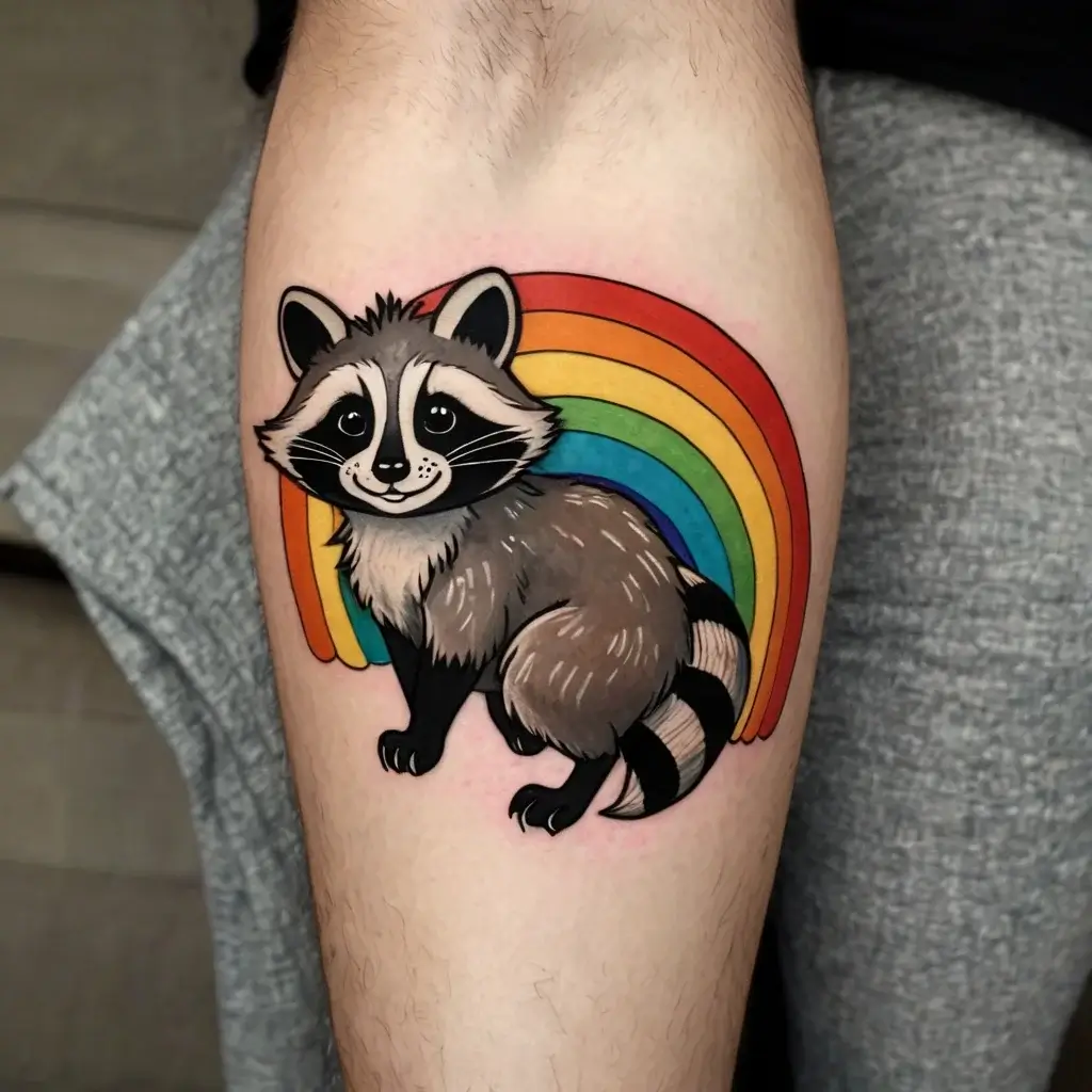 Raccoon tattoo (66)