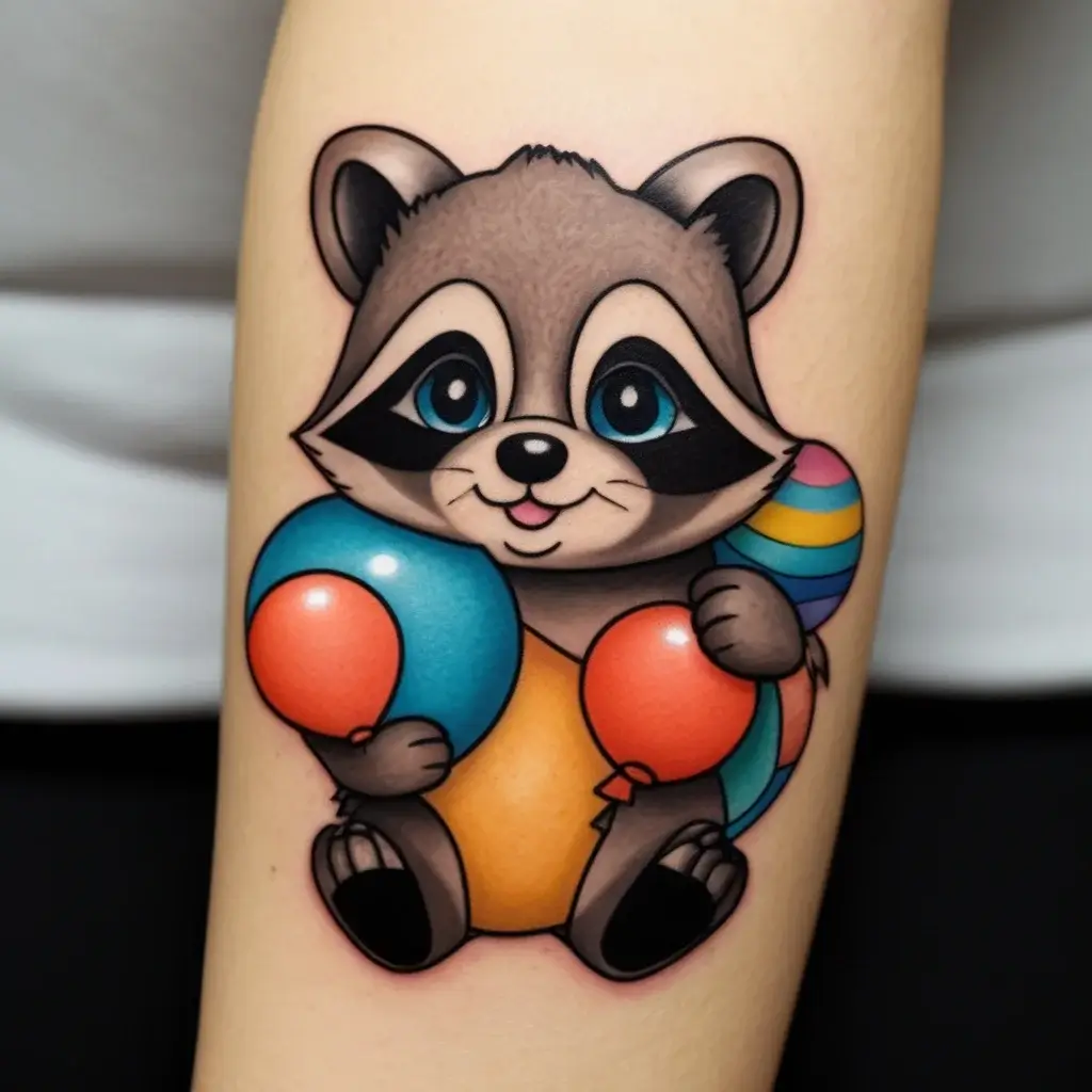 Raccoon tattoo (70)