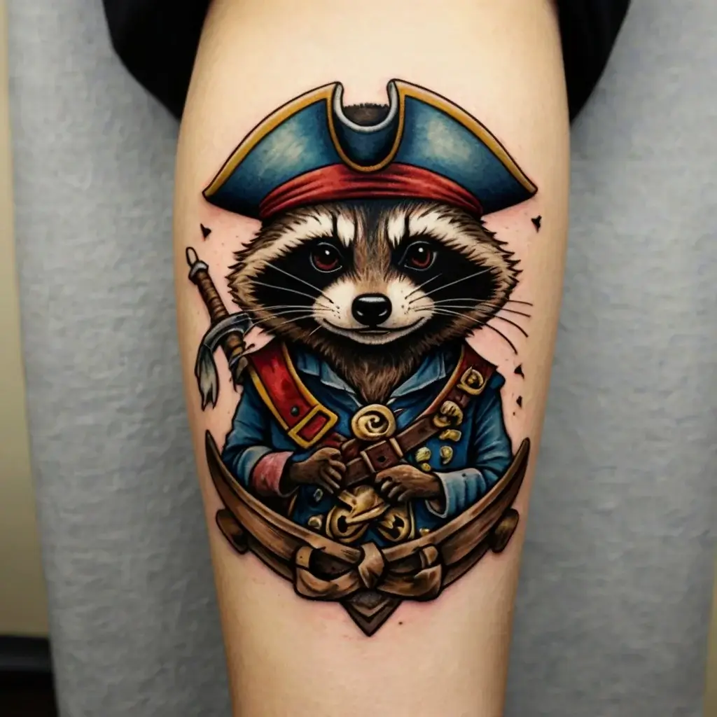 Raccoon tattoo (72)