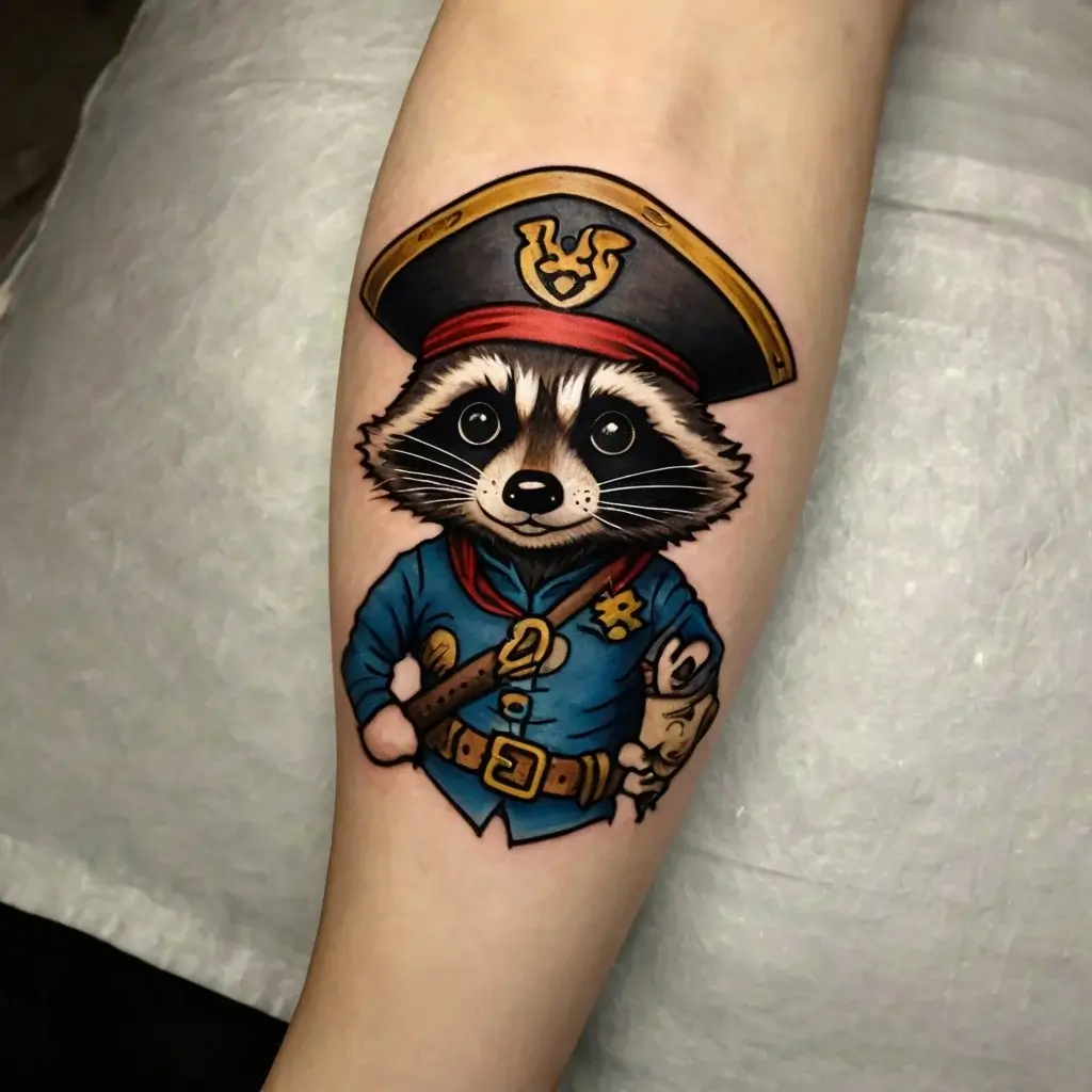 Raccoon tattoo (74)