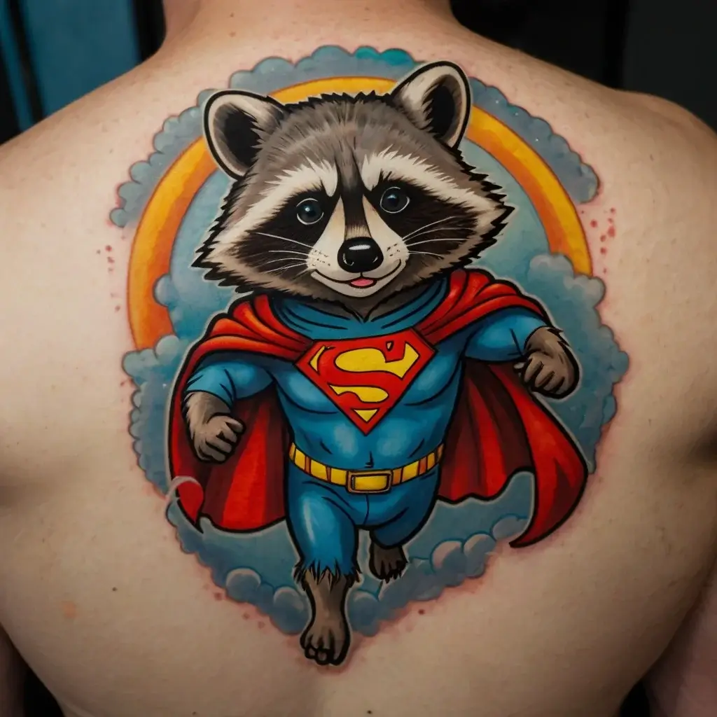 Raccoon tattoo (76)