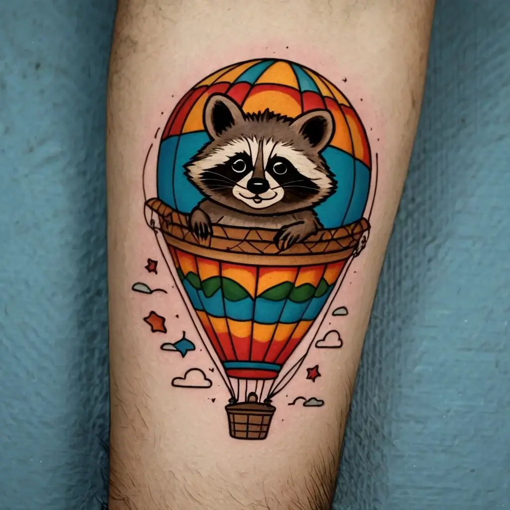 Raccoon tattoo (78)