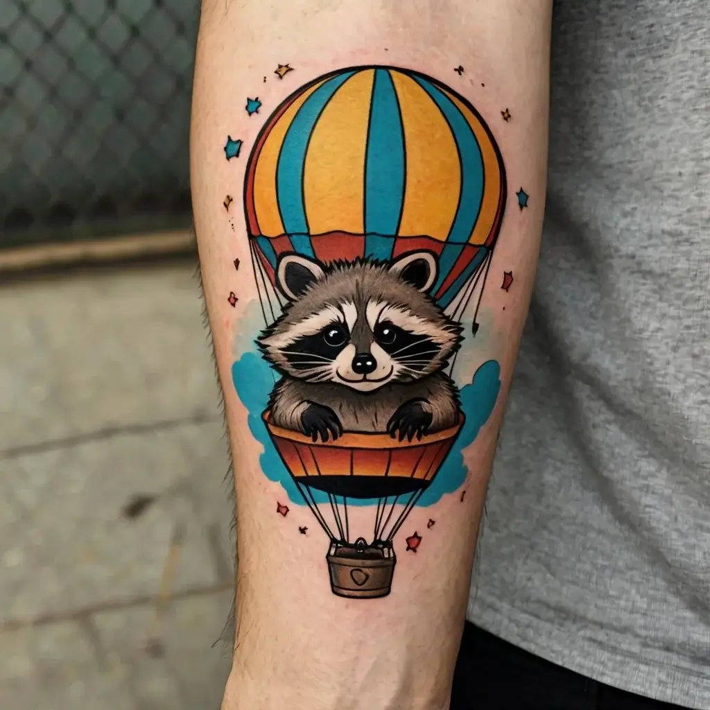 Raccoon tattoo (79)