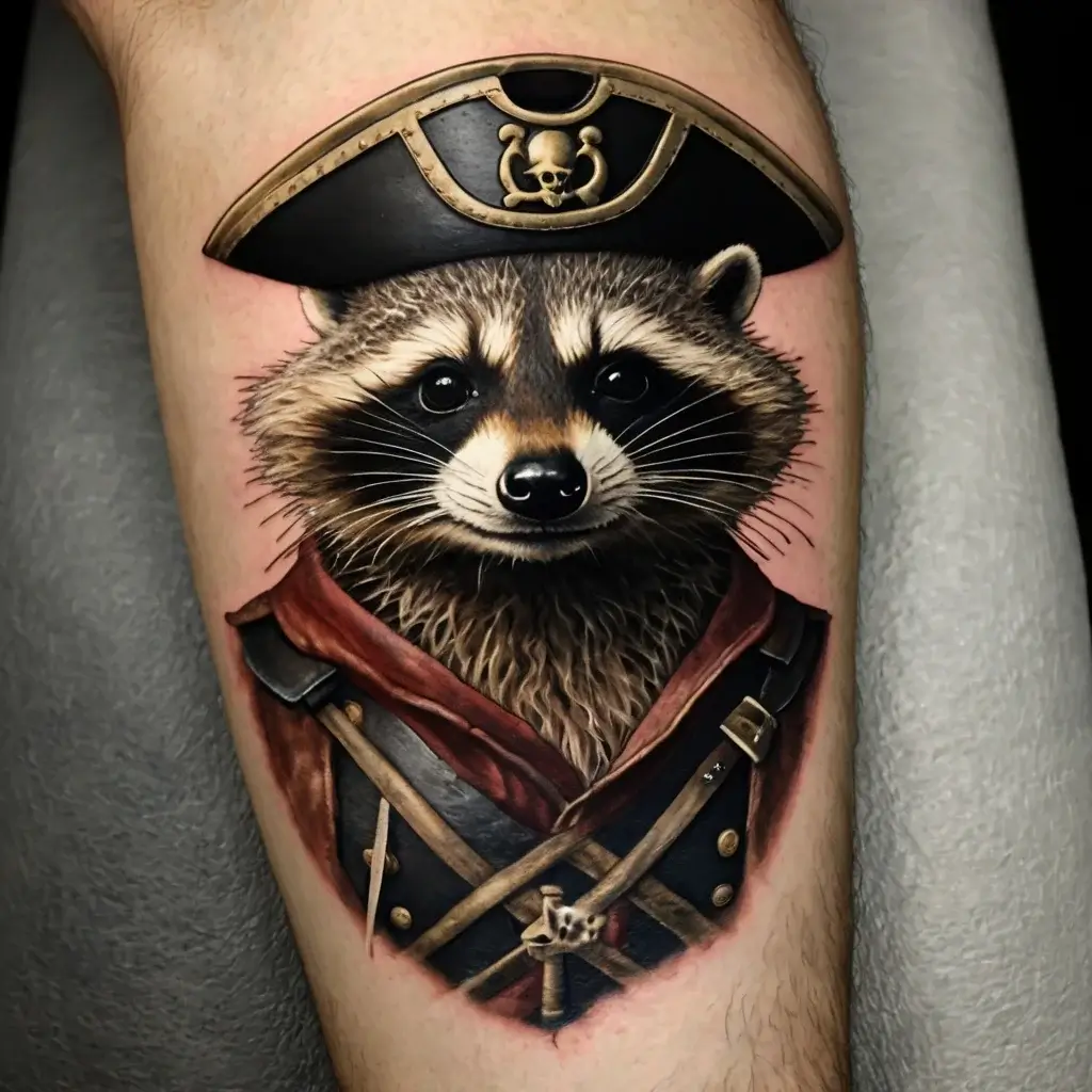 Raccoon tattoo (83)