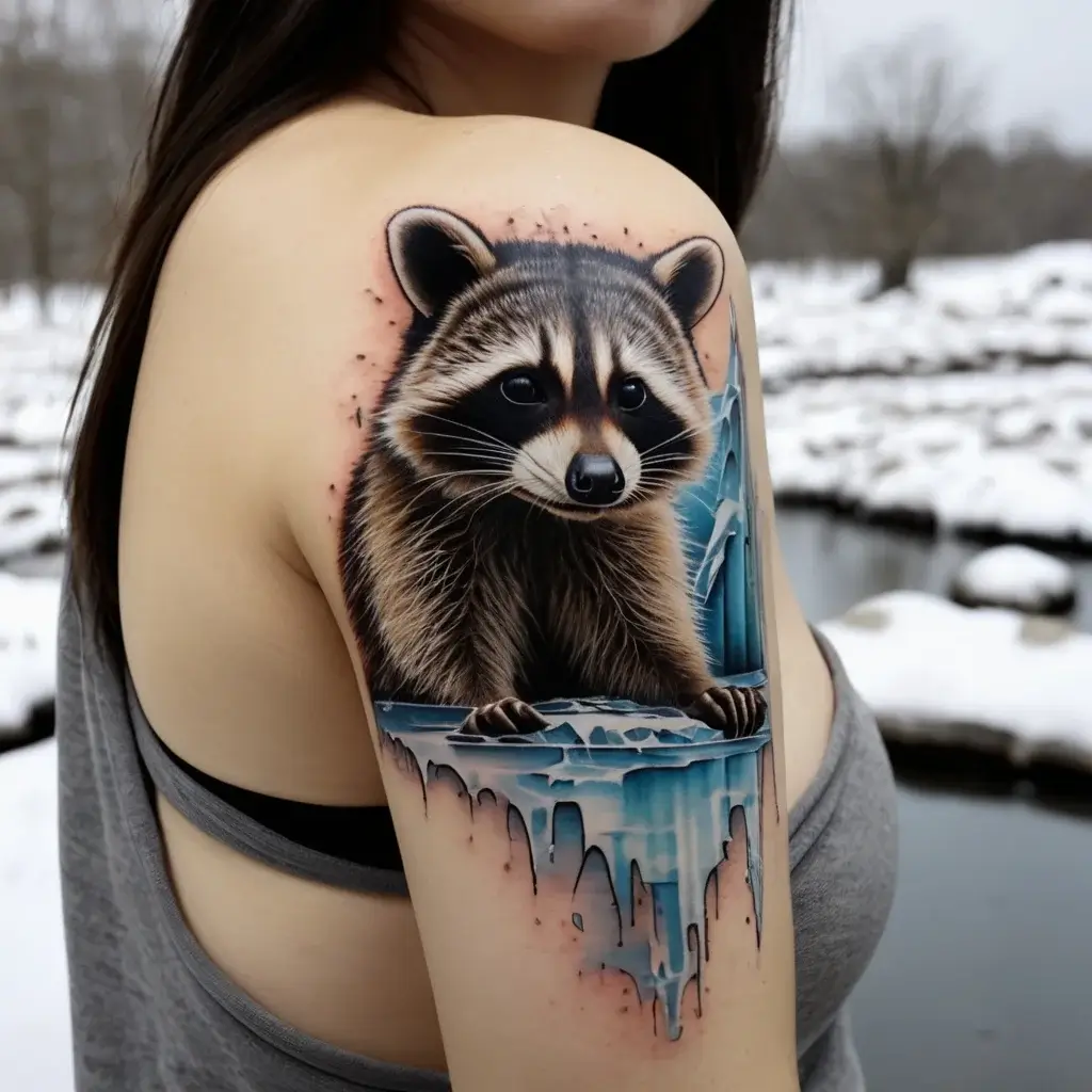 Raccoon tattoo (84)