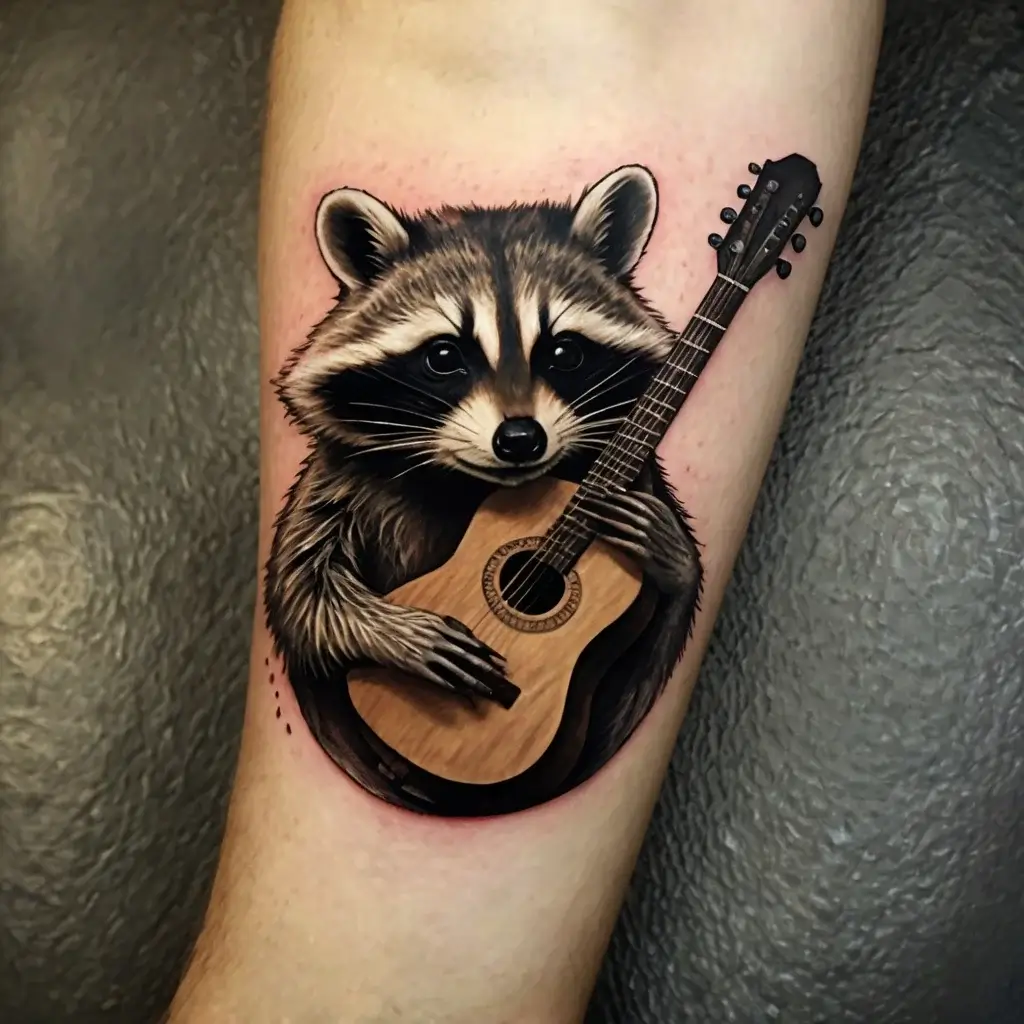 Raccoon tattoo (87)