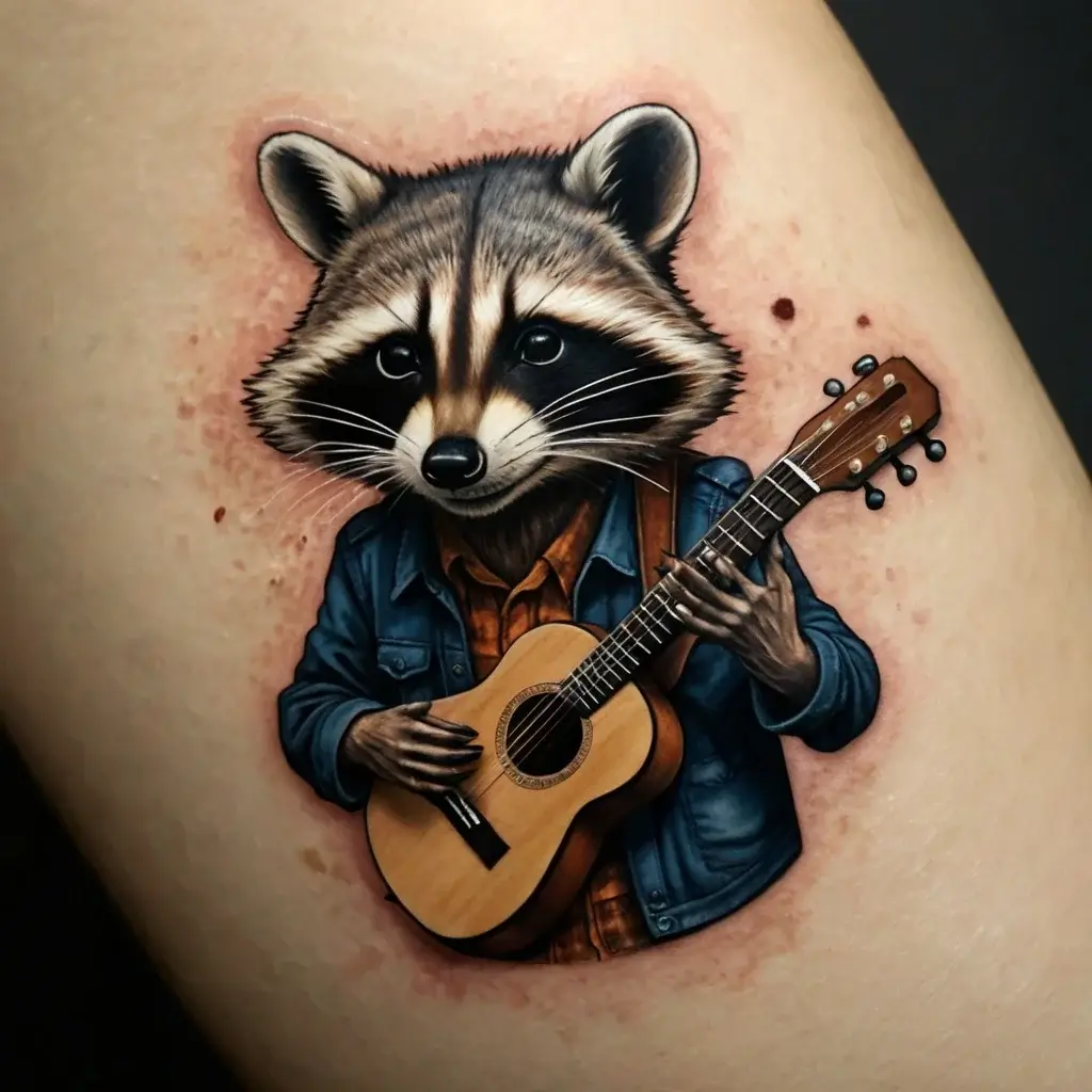 Raccoon tattoo (88)