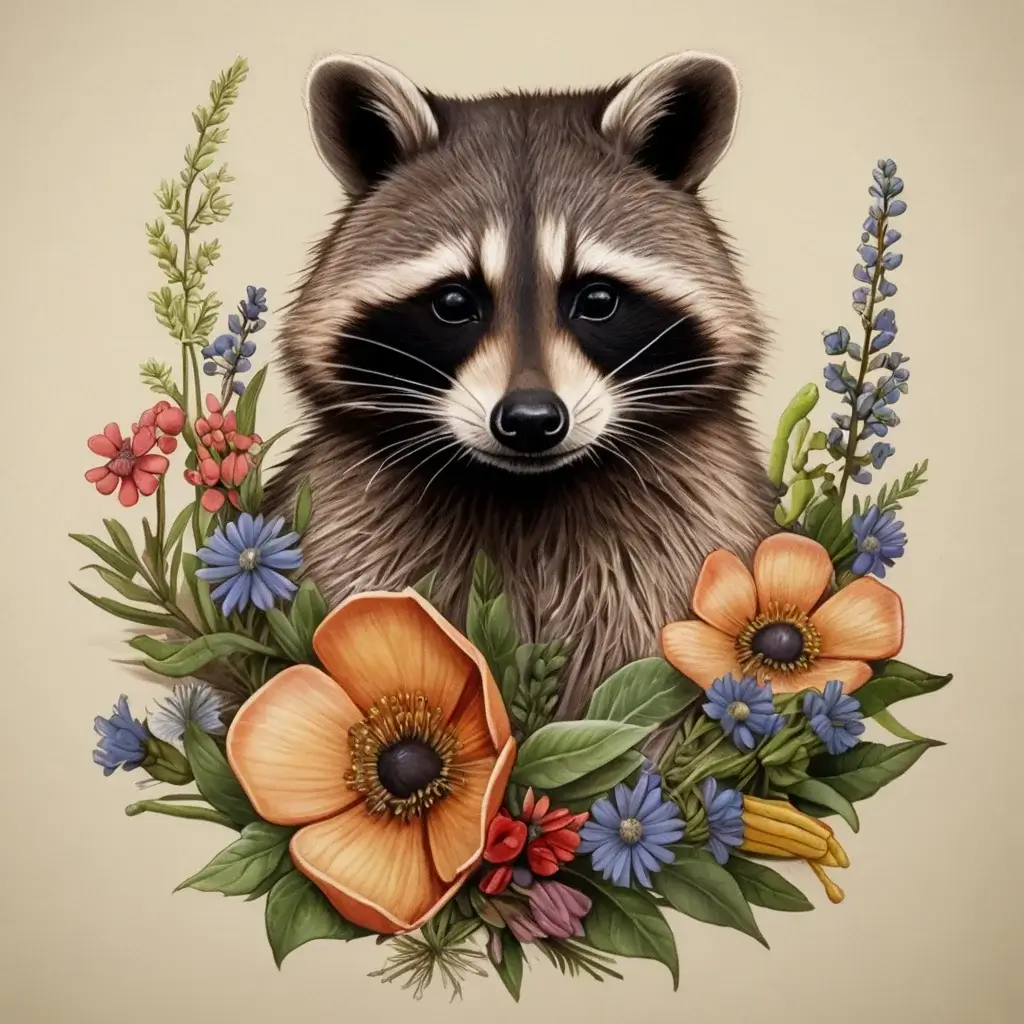 Raccoon tattoo (9)