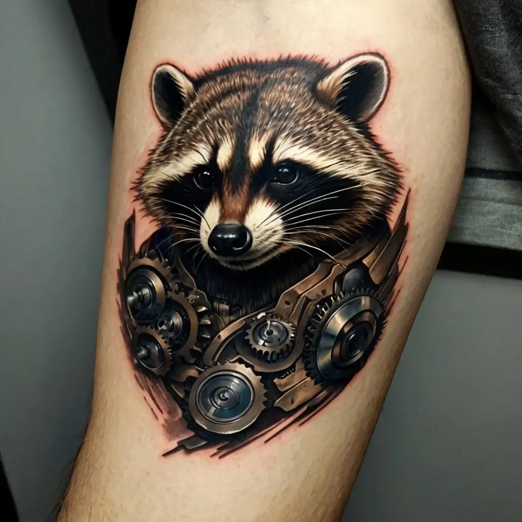 Raccoon tattoo (92)