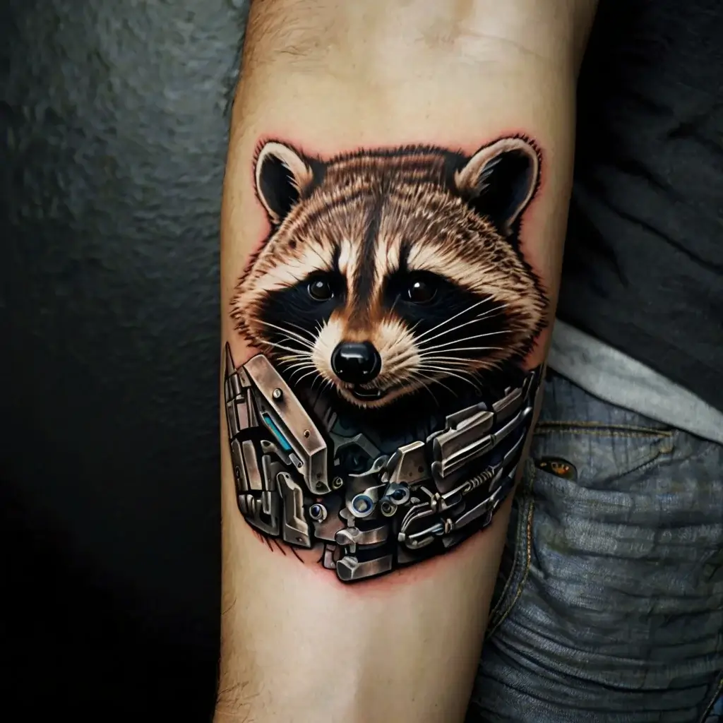 Raccoon tattoo (93)