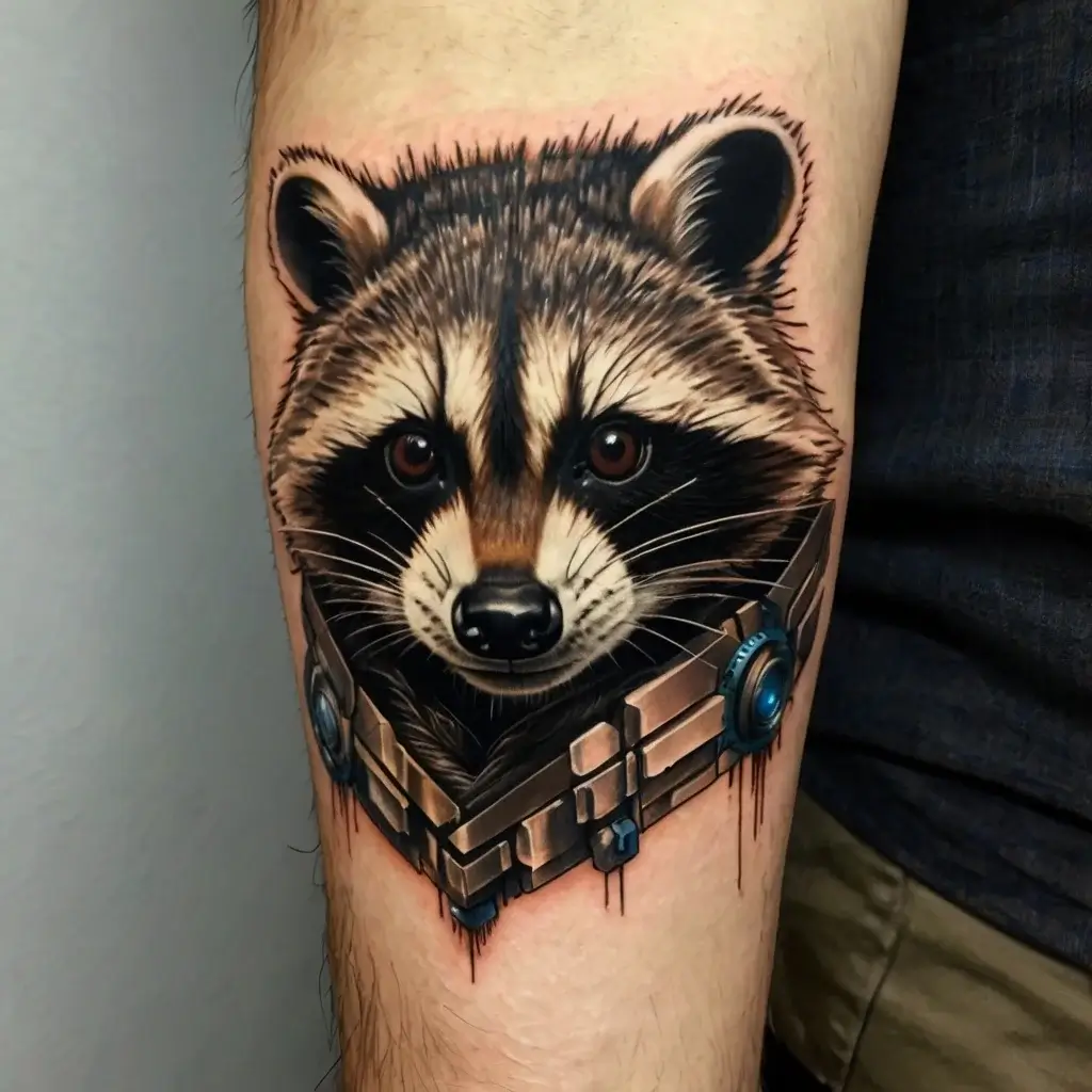 Raccoon tattoo (94)