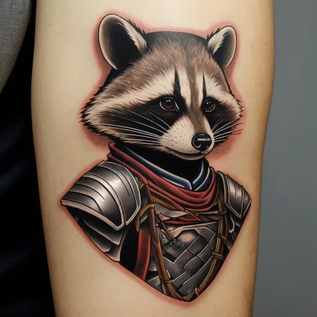 Raccoon tattoo (95)