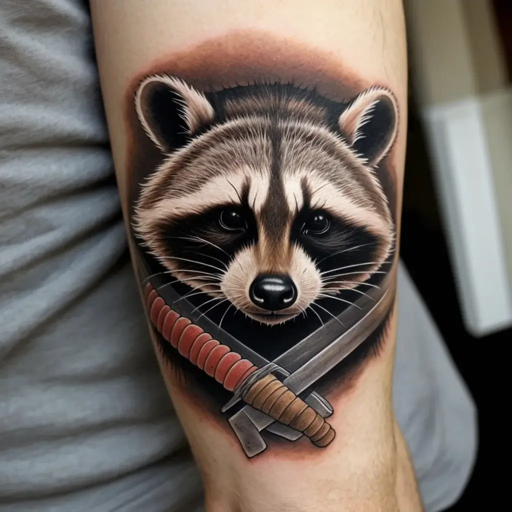 Raccoon tattoo (96)