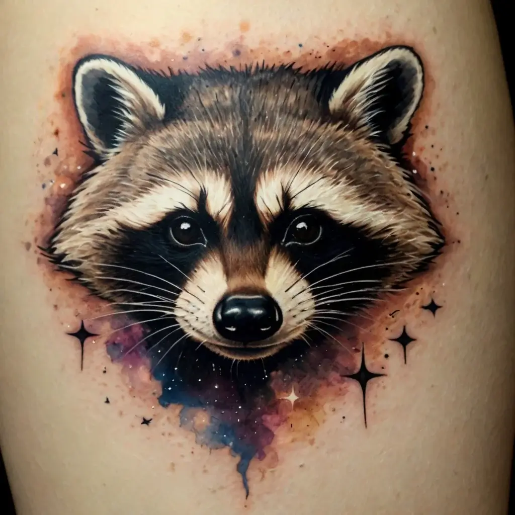 Raccoon tattoo (99)