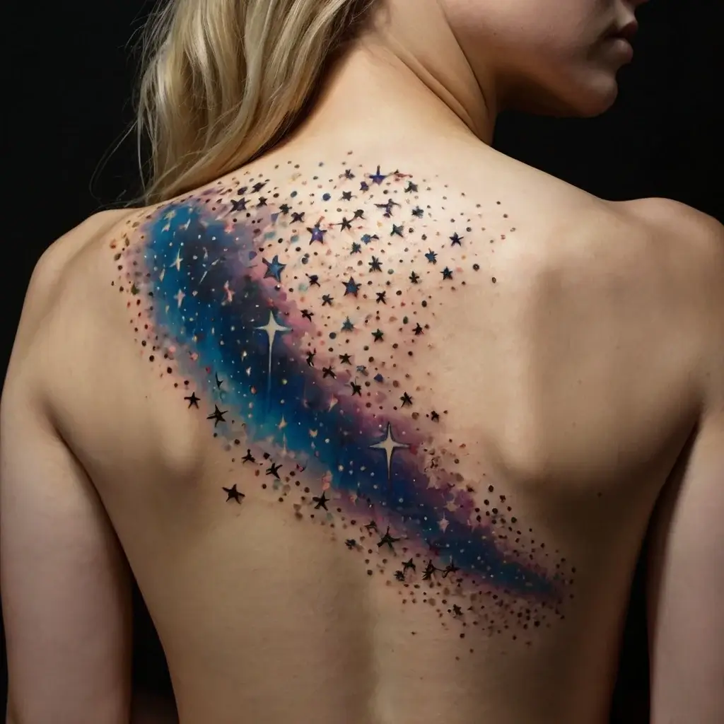 Shooting star tattoos (107)